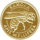 Золота монета Бджола 2 грн. 2010 року