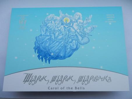 Буклет до монети Щедрик (до 100-річчя першого хорового виконання твору М. Леонтовича) 2016 року